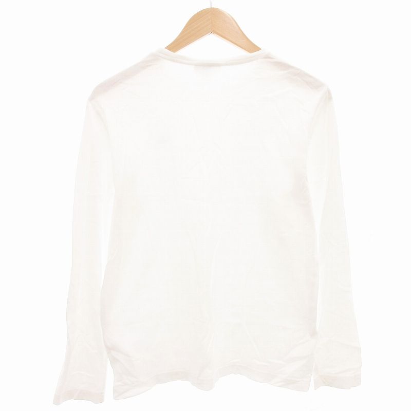 ラコステ 長袖Ｔシャツ クルーネック トップス レディース 2サイズ ホワイト系 LACOSTE ベーシックロングスリーブTシャツ / 長袖Tシャツ（Tシャツ
