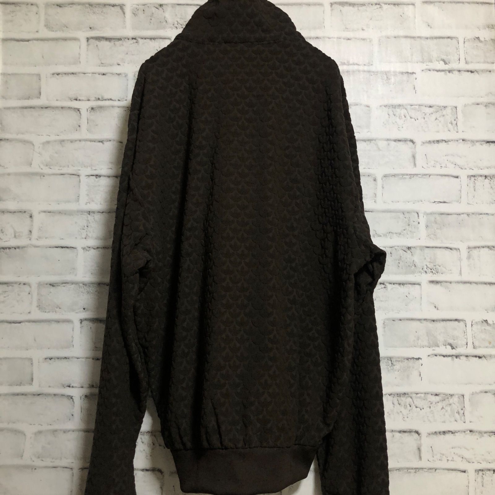 新品XL⭐️adidas ダークブラウン モノグラム トラックジャケット 