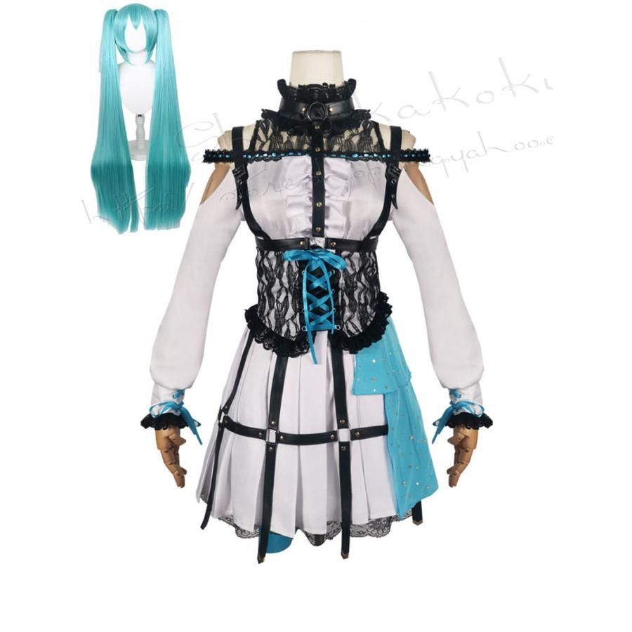プロジェクトセカイ カラフルステージ feat.初音ミク 風 初音MIKU コスプレウィッグ 変装 仮装 コスチューム 撮影 祭り