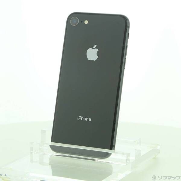スマートフォン・携帯電話 〔品〕 iPhone8 64GB スペースグレイ NQ782J