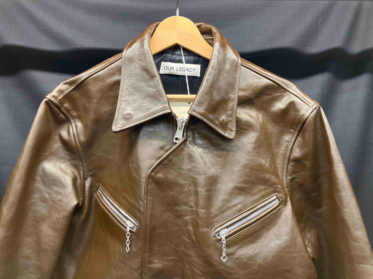OUR LEGACY アワーレガシー カーフレザー Demon Jacket Olive OUR LEGACY アワーレガシー カーフレザー Demon Jacket Olive