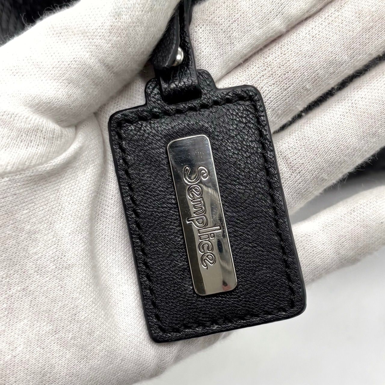 良品】 Semplice センプリチェ 2way ショルダーバッグ トートバッグ 