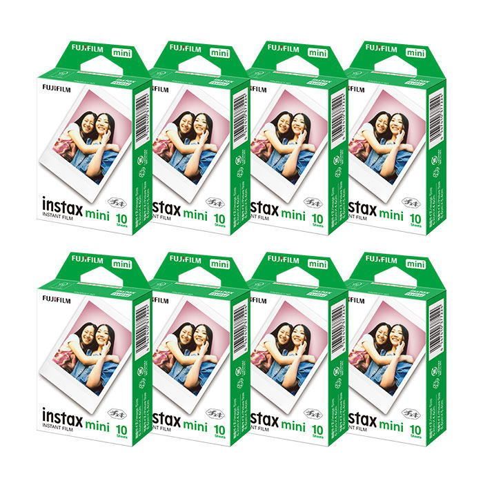 8パック 富士フィルム チェキフィルム 80枚 無地 INSTAX MINI JP1 1Px8