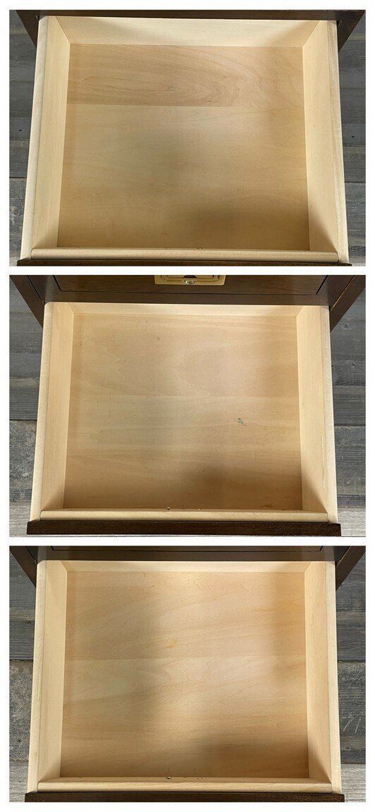 GQ91 カリモク ドマーニ モーガントン オーク材 3段 チェスト 引出⁄T4