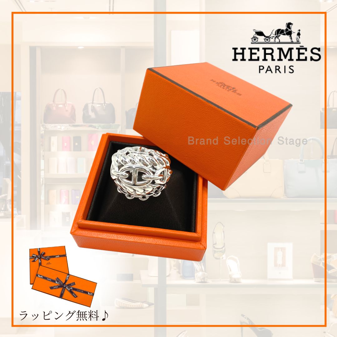 HERMES シルバーリング シェーヌダンクル マルチチェーン TGM 楽天市場】HERMES エルメス シェーヌダンクル マルチチェーン