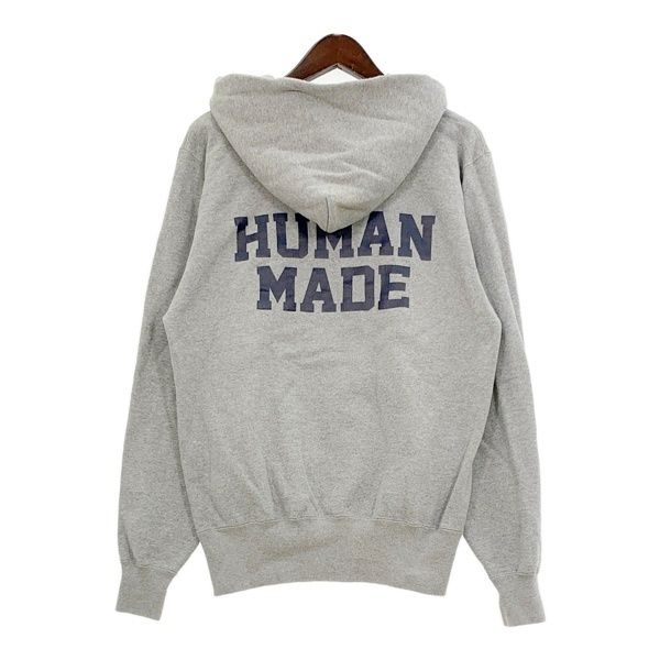 ヒューマンメイド カレッジプリント プルオーバー スナップ スウェット パーカー HUMAN MADE(ヒューマンメード) カレッジロゴプルオーバーパーカー