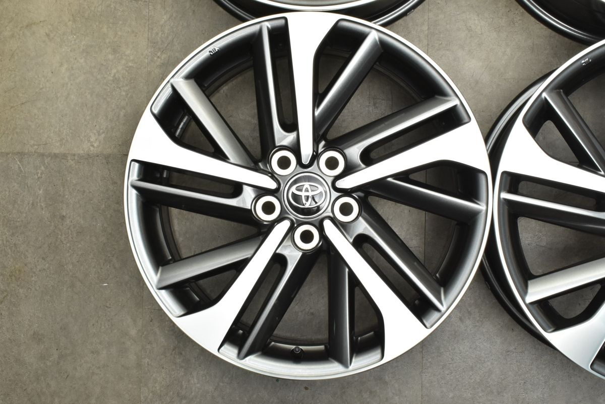 新車外し品 トヨタ カローラクロス Z 純正 18in 7J 40 PCD114.3 4本セット C-HR アルファード エスティマ ノア ヴォクシー FFCRYSTALESIA_COM