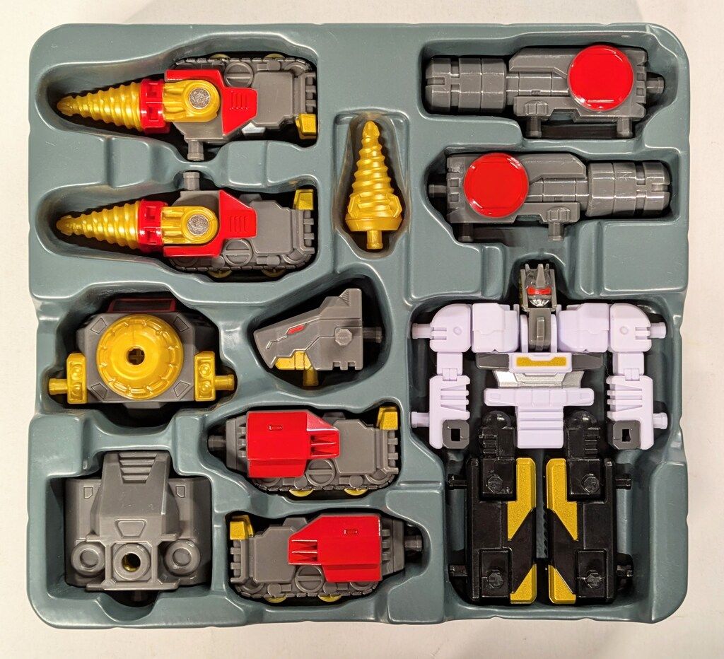 ムゲンバイン　エナジーライノス　美品 バンダイ マシンロボ ムゲンバイン ムゲン合体シリーズ エナジー