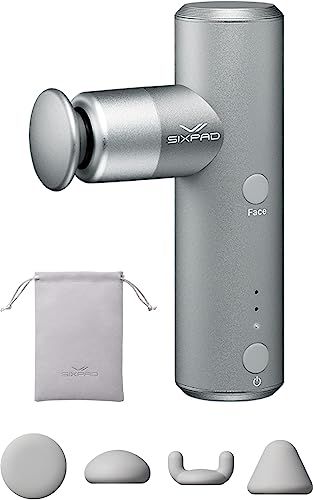 公式ストア シックスパッド パワーガンポケット SIXPAD Power Gun Pocket シルバー セット 筋膜リリースガン ハンディガン ハンディマッサージャー 軽量 ミニ