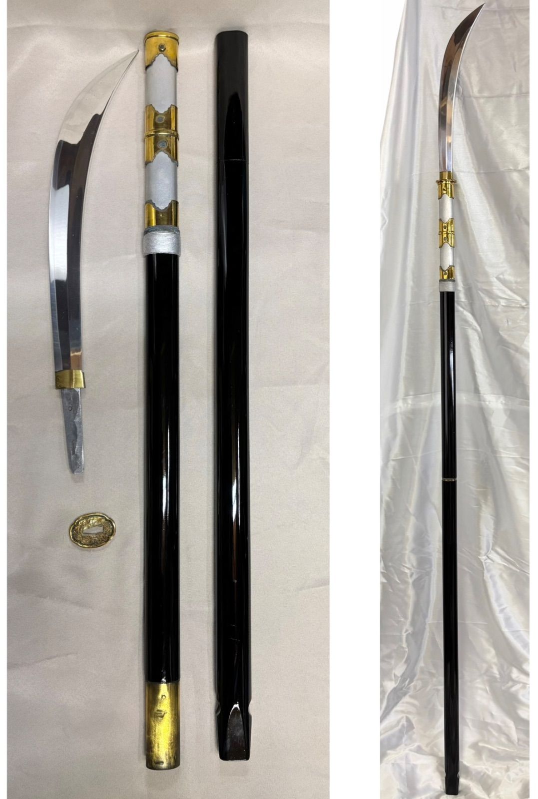 むむむ　薙刀　演舞用　武具 むむむ 薙刀 演舞用 武具 松勘 薙刀防具セット 5mmミシン刺 NX