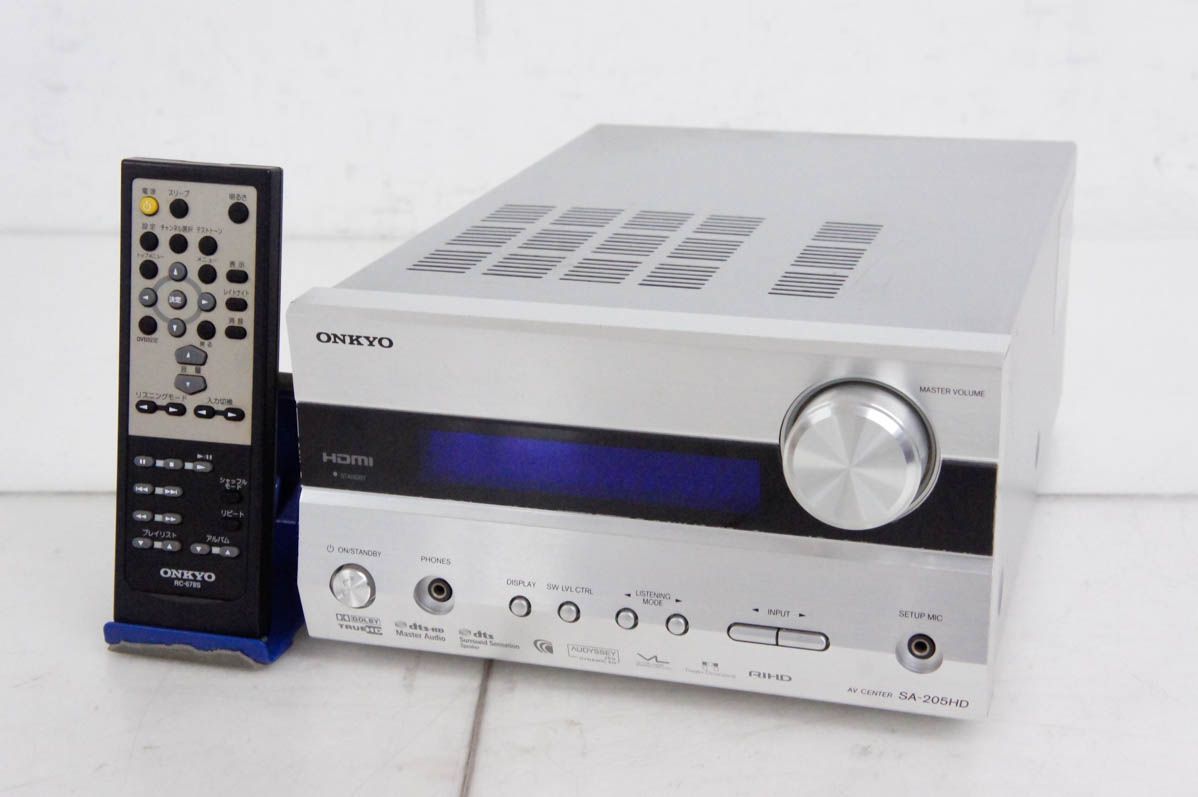 中古】ONKYOオンキヨー AVセンター SA-205HD(S) アンプ - メルカリ