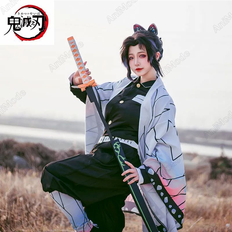 胡蝶 しのぶ (こちょう しのぶ) コスプレ衣装 L 高品質 d85ff04a33afb92a6c783978d08e2e