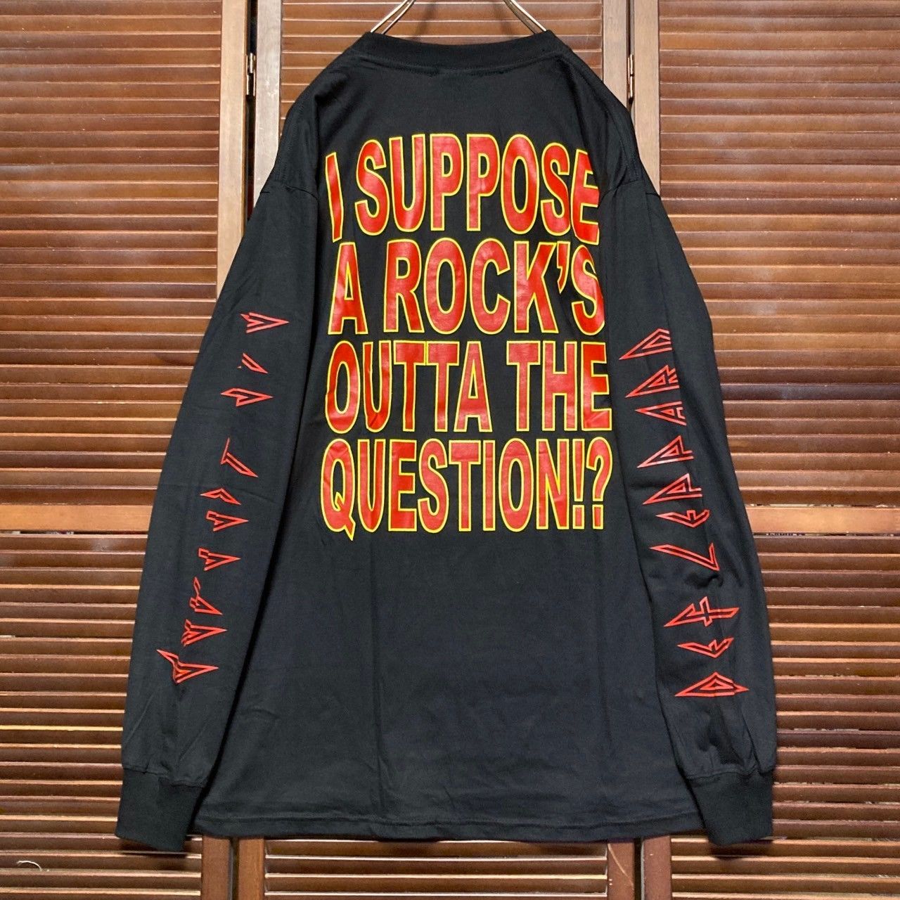 デフレパード DEF LEPPARD ホラー フェイス 長袖 Tシャツ tee ロン T 