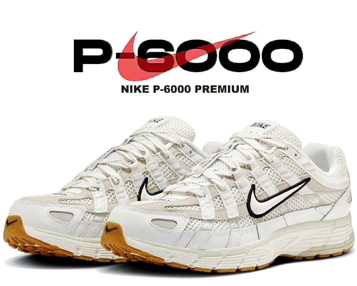 ナイキ P-6000 プレミアム サミットホワイト NIKE P-6000 PREMIUM summit wht/summit wht hf4898-121