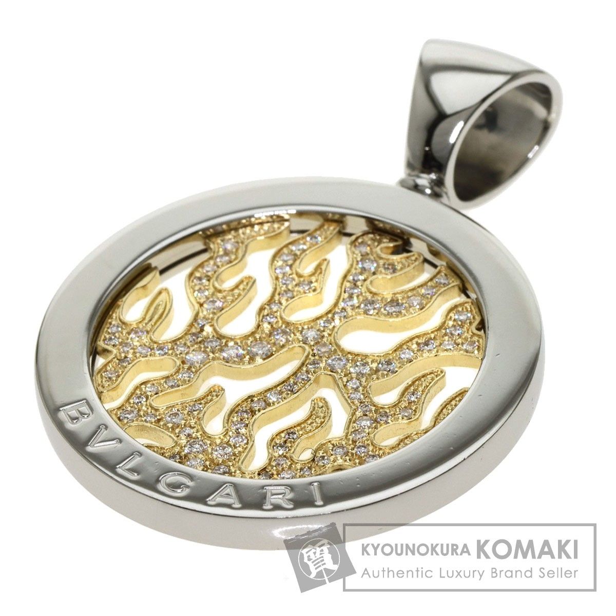 BVLGARI ブルガリ トンドファイア ダイヤモンド ペンダントトップ SS 