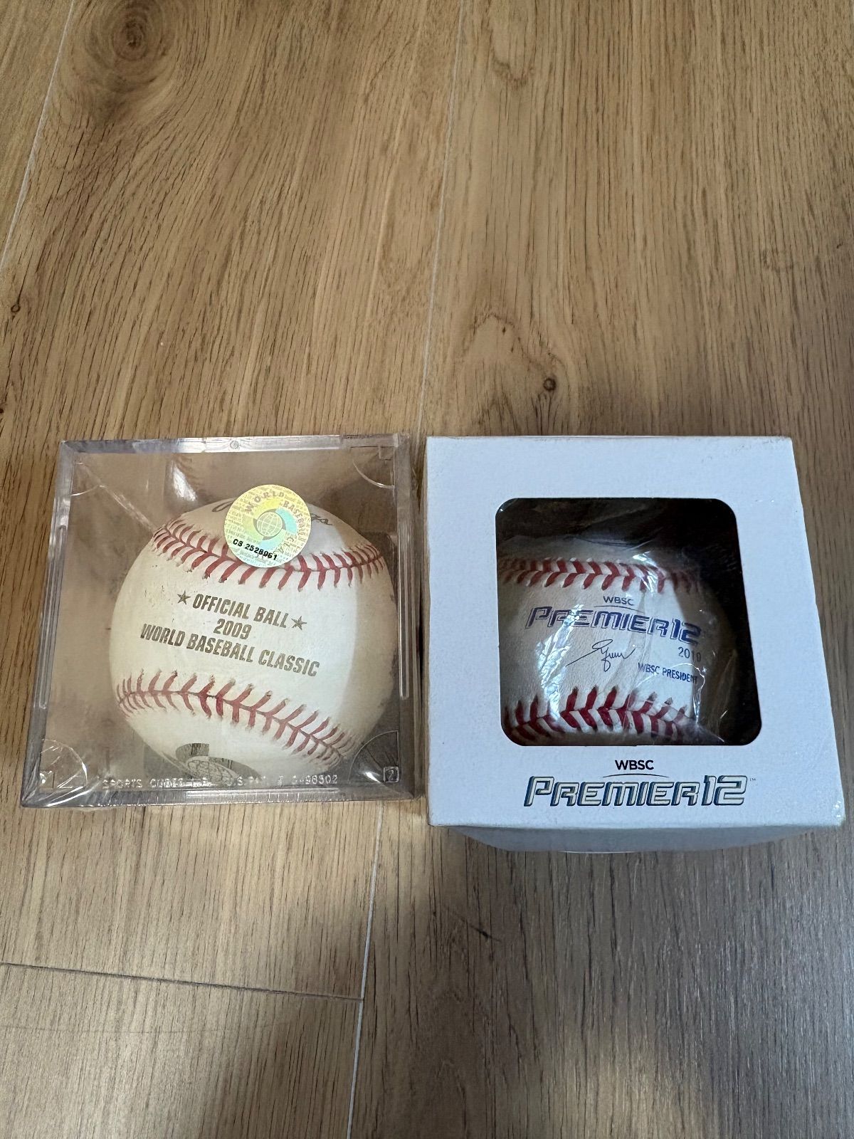 2019 プレミア12 試合球 実使用前 公式球 ボール 侍ジャパン 日本代表 WBC 新品 鈴木誠也 坂本勇人 山田哲人 巨人 広島 西武 ソフトバンク ラグザス WBSC プレミア12 決勝戦 実使用球 ラグザス presents 第3回