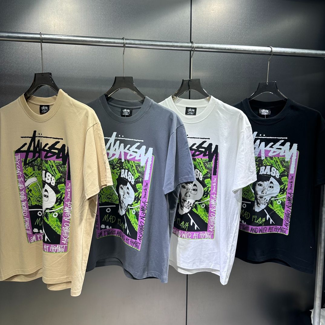 ステューシー Stussy x ヒップホップアーティストデザインロゴプリント ダブルガーゼショートスリーブTシャツ - メルカリ