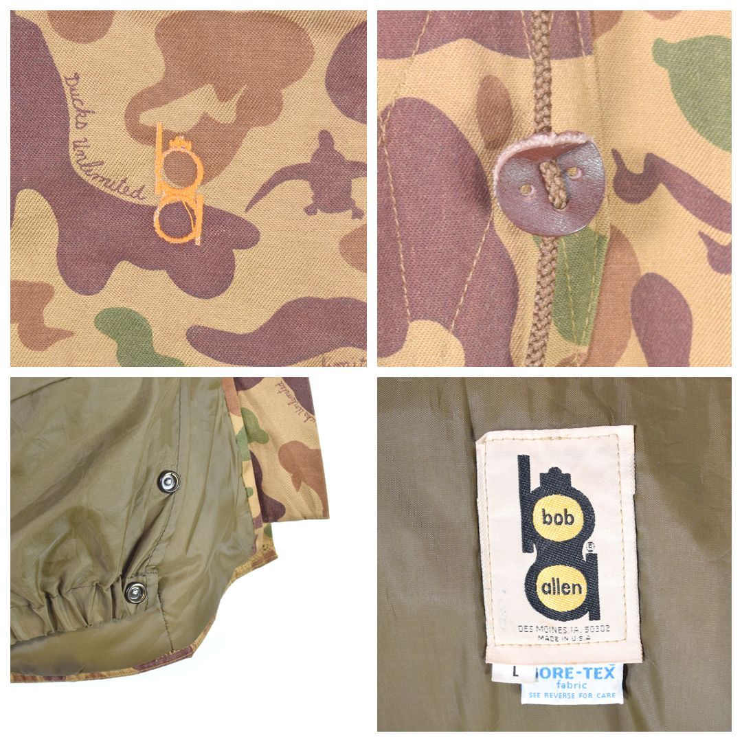 80s ボブアレン ダックハンターカモ USA製 ヴィンテージ ゴアテックス