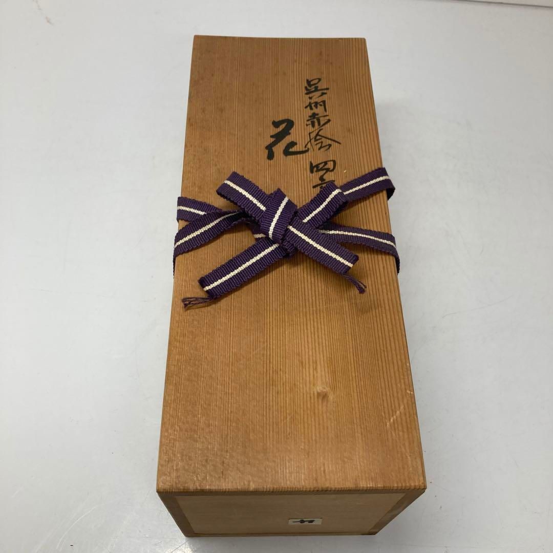 真葛香斎　呉須赤絵　四方花入　共箱　東①さ5-0409① 真葛香斎 呉須赤絵 四方花入 共箱 東①さ5-0409① - メルカリ