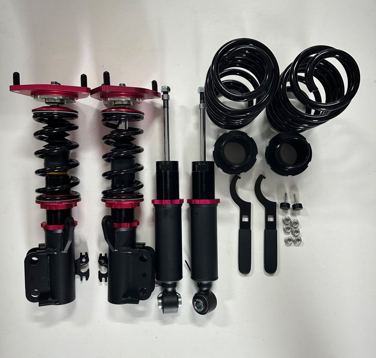 60プリウスピロアッパーキャンバー調整付きフルタップ減衰36段調整車高調