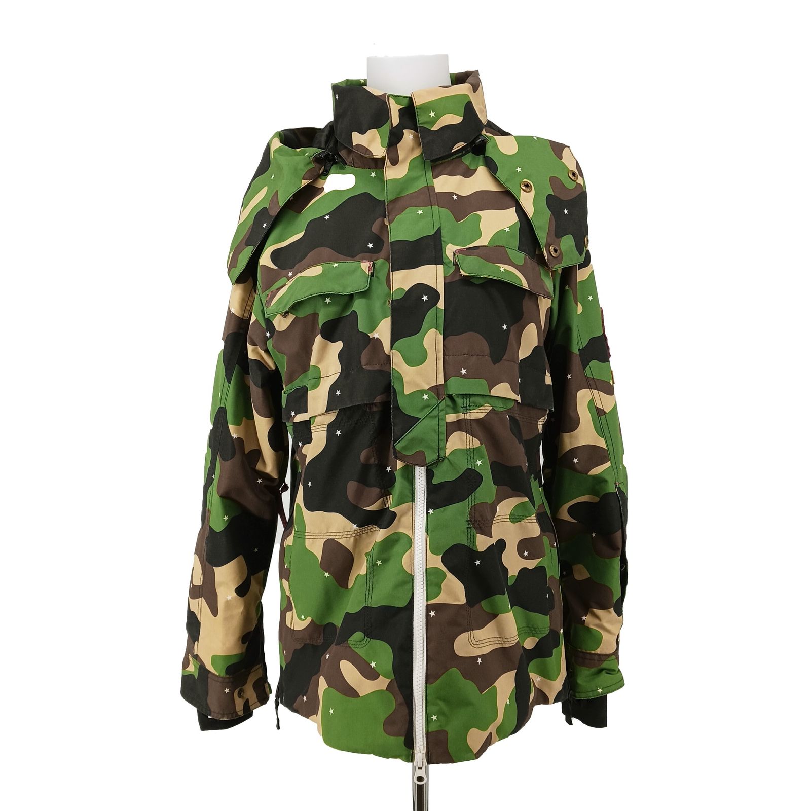 BURTON × Ｘ- girl コラボ スノーボードジャケット カモフラ柄 S X-girl ×BURTON スノーボードジャケット カモフラ S レディース - メルカリ