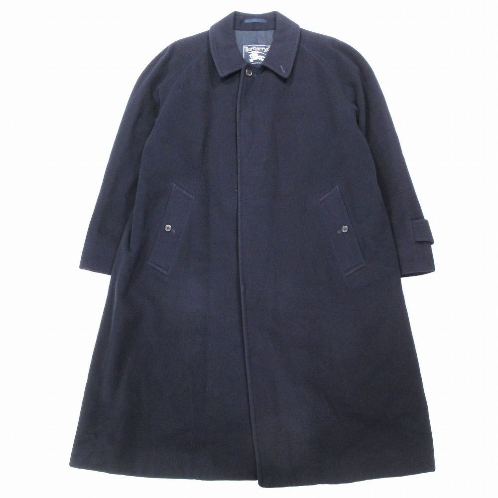90s Burberrys ウール カシミヤ バルマカーンコート ネイビー 90s Burberrys ウール カシミヤ バルマカーンコート ネイビー