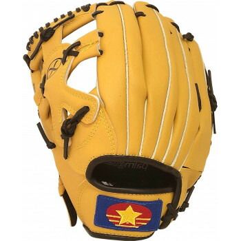 野球 軟式グラブ MIKEL SMITH 合成皮革 BG80-35　左投げ用・クレスト