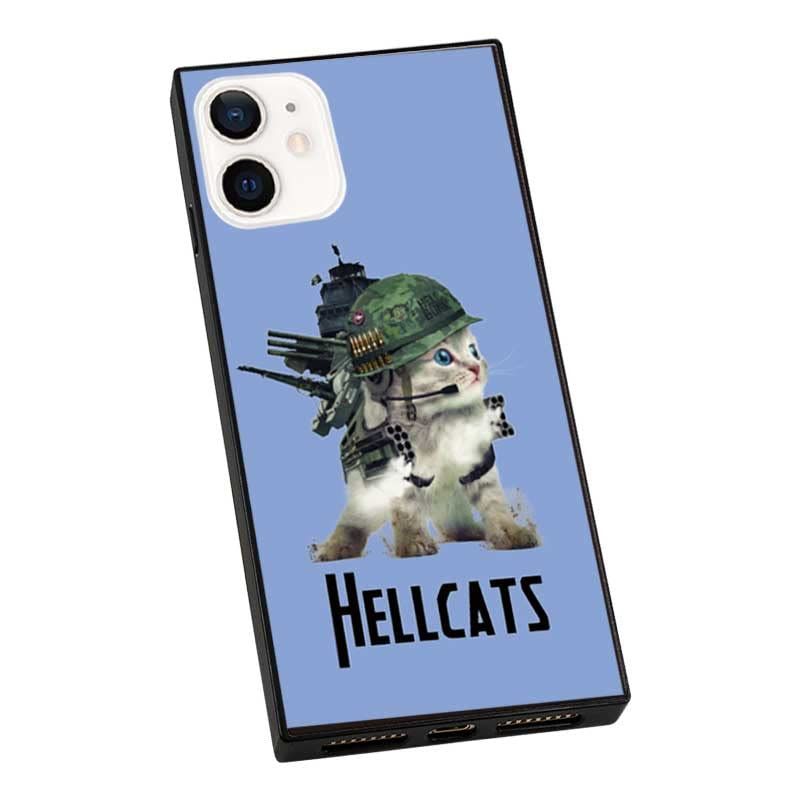 新品　iPhoneケース MILKBOY ミルクボーイ 【iPhone12 iPhone12Pro】 スマホケース ガラスケース 背面ケース HELLCATS BL