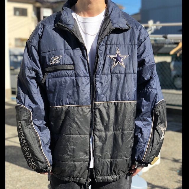 ボトムスス単品 デッドストック Reebok NFL COWBOYS 中綿 アノラック