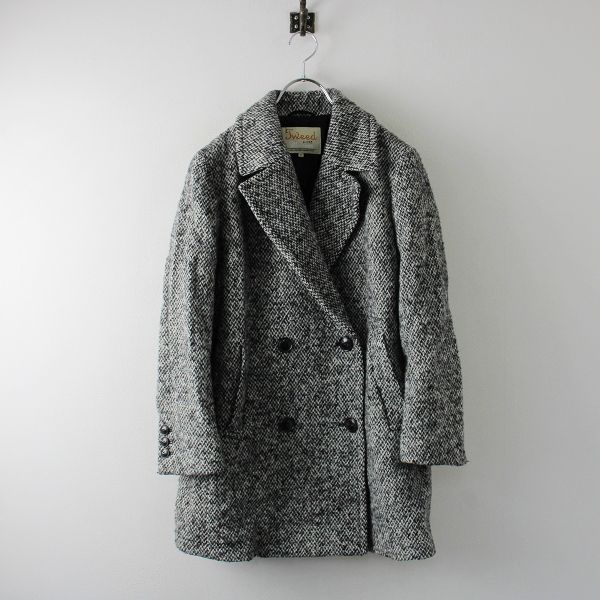 美品 オンワード樫山 23区 Moessmer NEPYARN TWEED ダブルブレスト