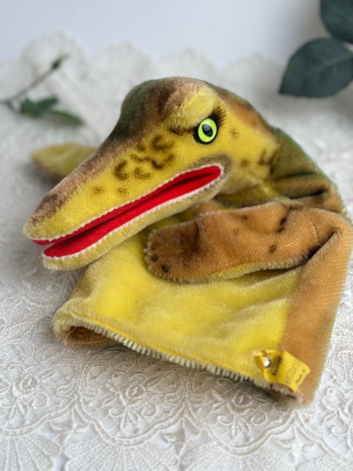 送料無料☆シュタイフ☆Hand-Crocodile Gaty 17cm オールID's完品