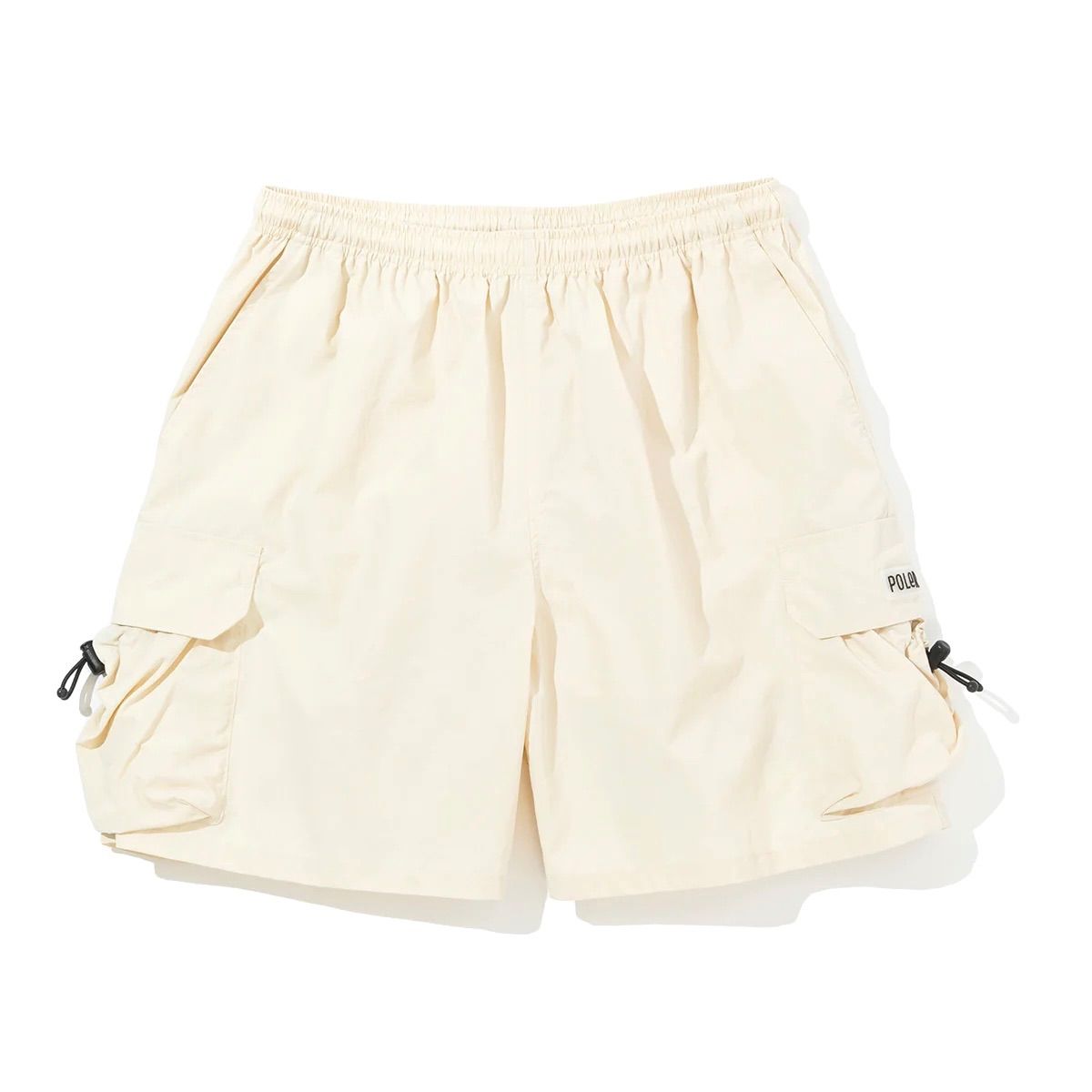 POLER SHIRRING NYLON WIDE CARGO SHORTS 251mcv0004 ポーラー ショートパンツ