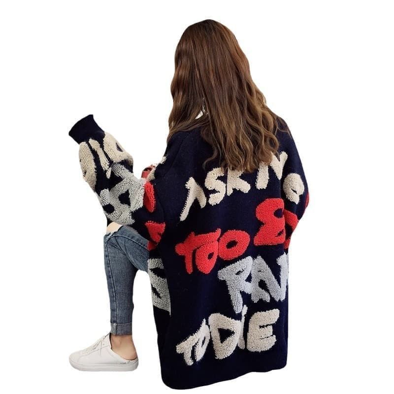 Vネック カーディガン