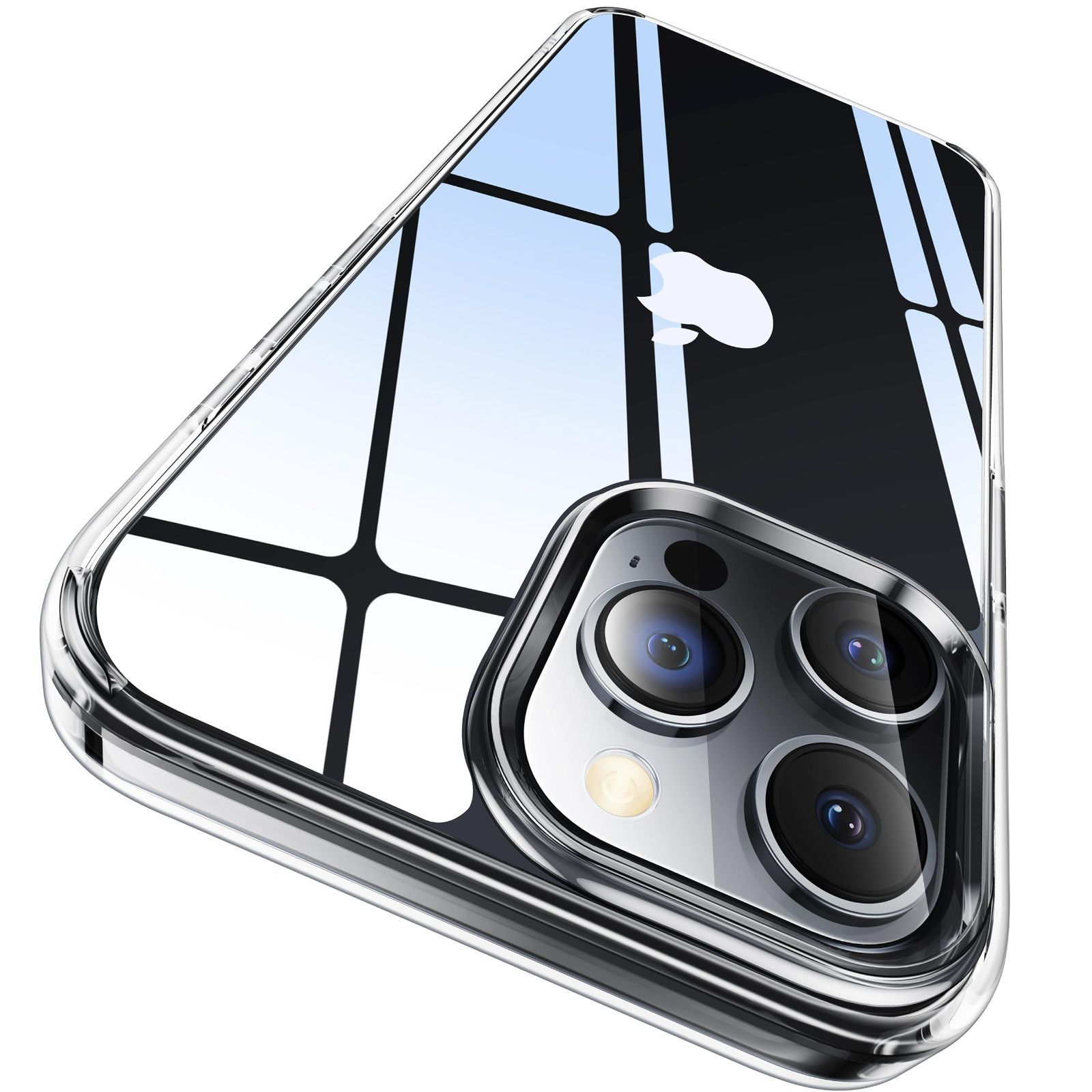 【新着商品】用 Max ケース クリア 耐衝撃 Pro 米軍MIL規格 黄変防止 15 SGS認証 ストラップホール付き ワイヤレス充電対応 iPhone 2023年新型 いphone15ProMax用ケース 6.7インチ 【透明感は、今までに