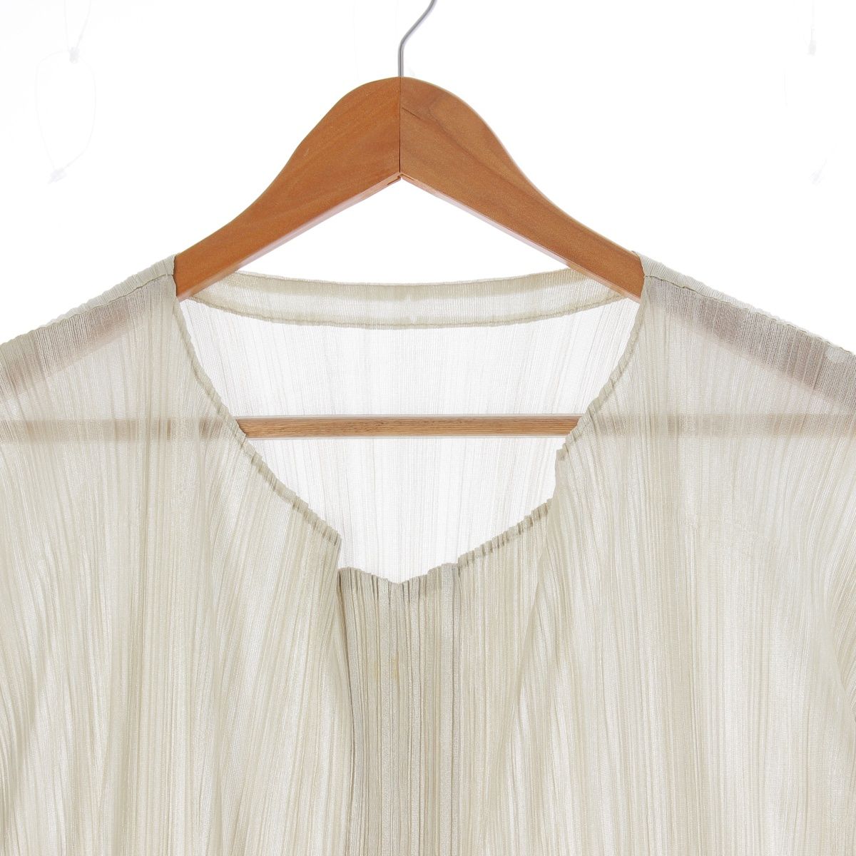 プリーツプリーズ イッセイミヤケ 17AW プリーツ ロング カーディガン  