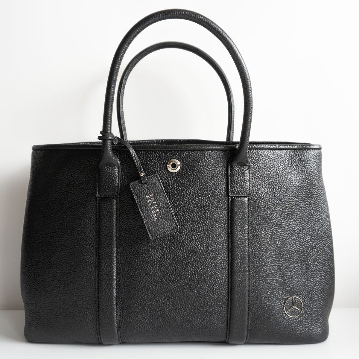極美品】BARNEYS NEWYORK × Mercedes-Benz【レザー トートバッグ 