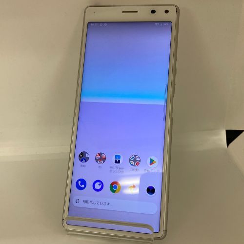 Xperia - 【美品】Xperia 8 au ホワイト(SIMロック解除済)液晶保護フィルム付 mobile012_a7247