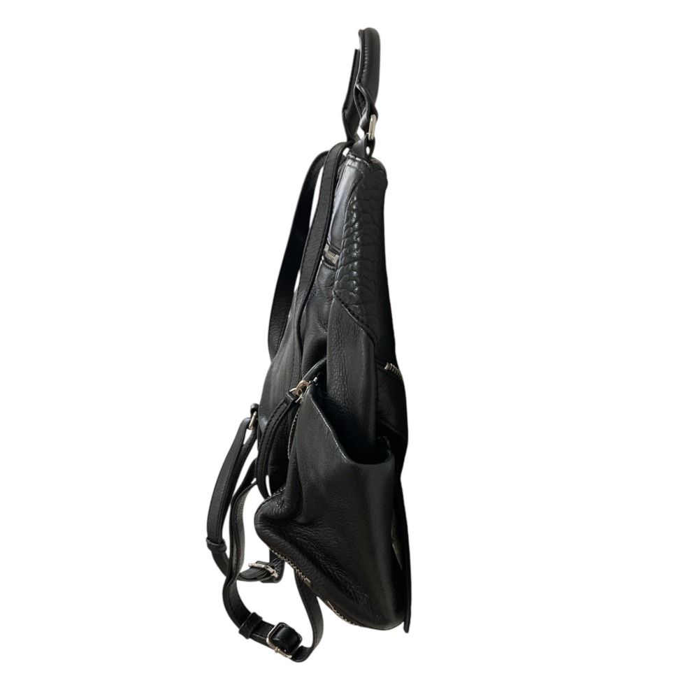 美品 DIESEL ディーゼル LE-MHONIC レザー ジップデザイン