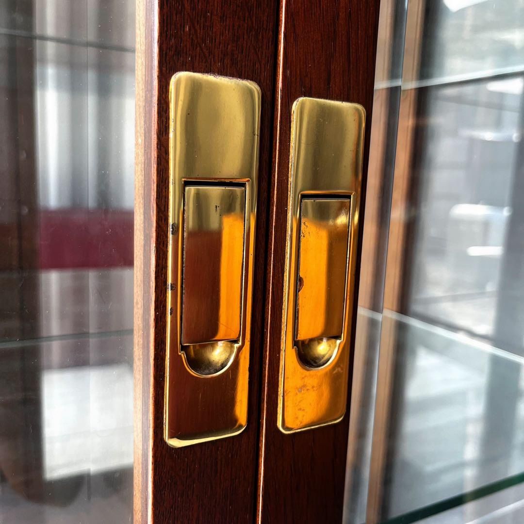 取付無料！カリモク ドマーニ モーガントン おしゃれアンティークガラス飾り棚✨ 取付無料！カリモク ドマーニ モーガントン おしゃれ