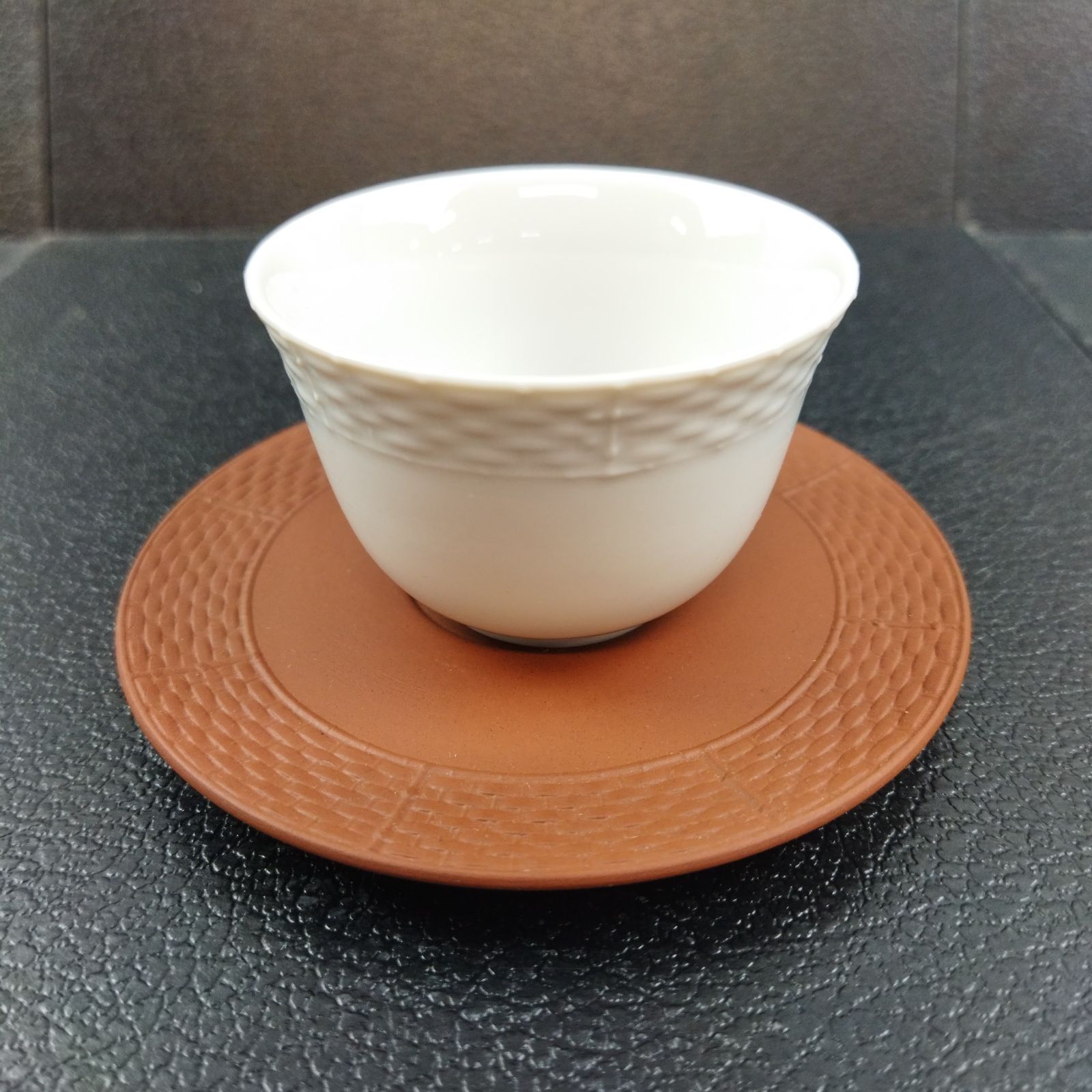 マイセン Meissen 茶器 5客セット 白磁レリーフ 煎茶セット 湯