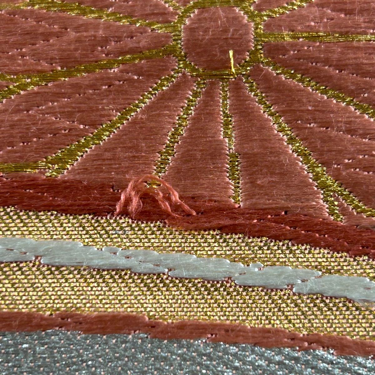 刺繍 金銀糸