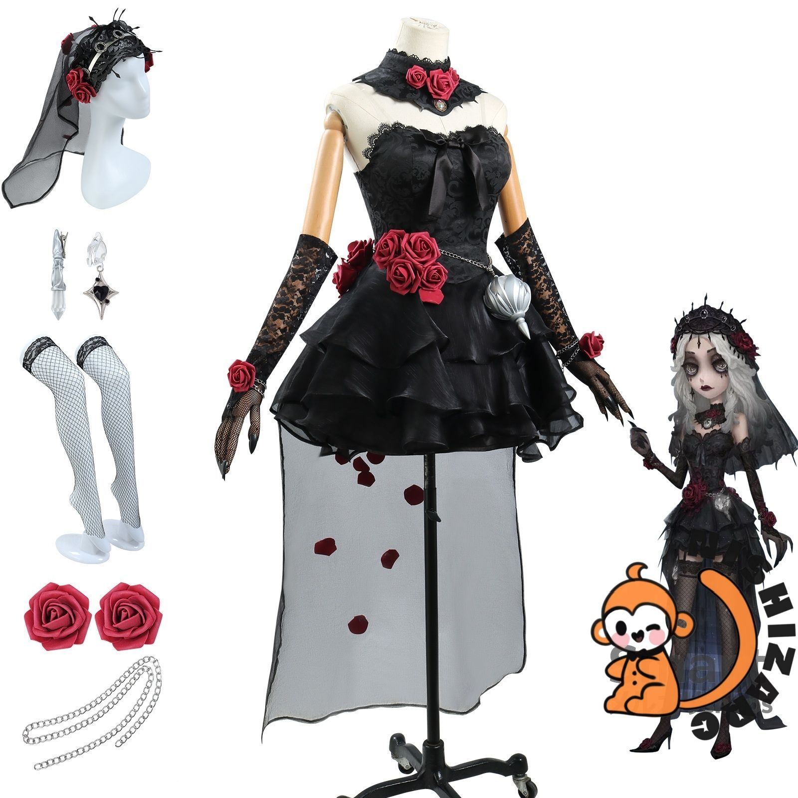 コスプレ 衣装 第五人格 病患 星辰 心理学者 長夜 アニメ ゲーム キャラクター 仮装 コスチューム cosplay M250920-7