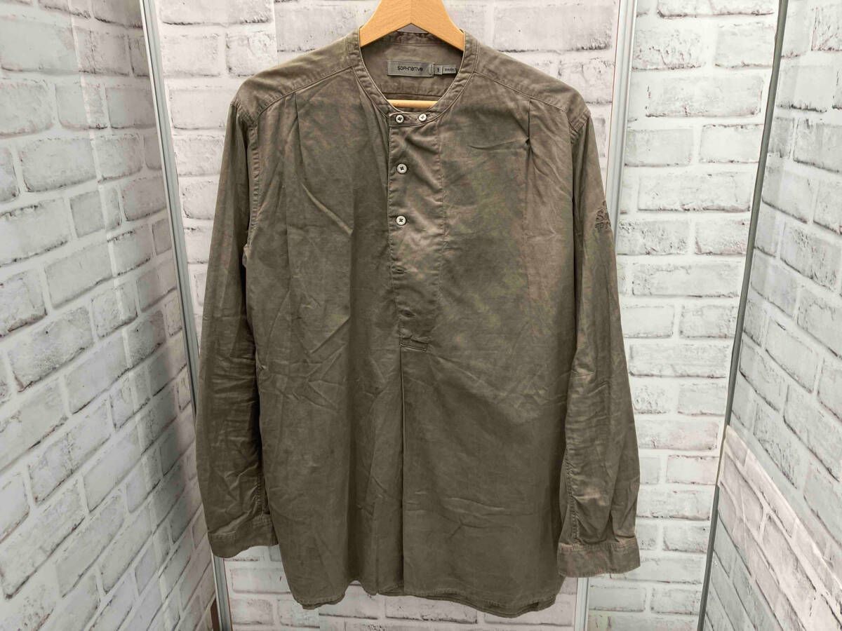 nonnative ×SOPHNET ノンネイティブ NN-S3553 長袖シャツ サイズ1 L カーキ