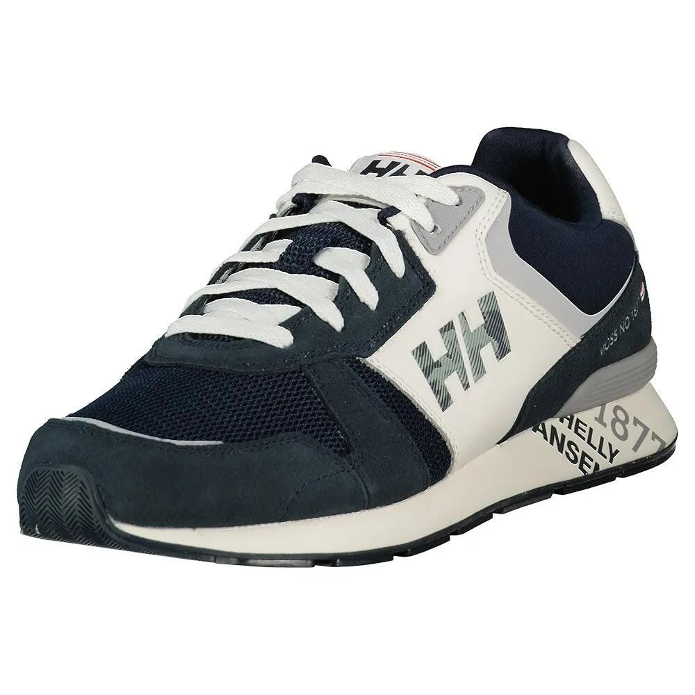 お取り寄せ ２～４週間で発送 ヘリーハンセンアナキン レザー 2 トレイナー Navy | Penguin | Off White t HELLY HANSEN Anakin Leather 2 trainers t