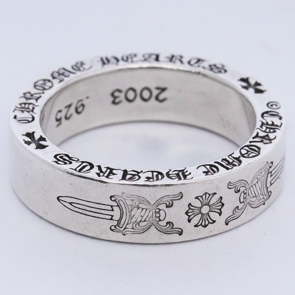 クロムハーツ　スペーサーダガー　リング6mm21号　指輪　シルバー925 パヴェ クロムハーツスペーサーダガーリング6mm|クロムハーツ通販専門店