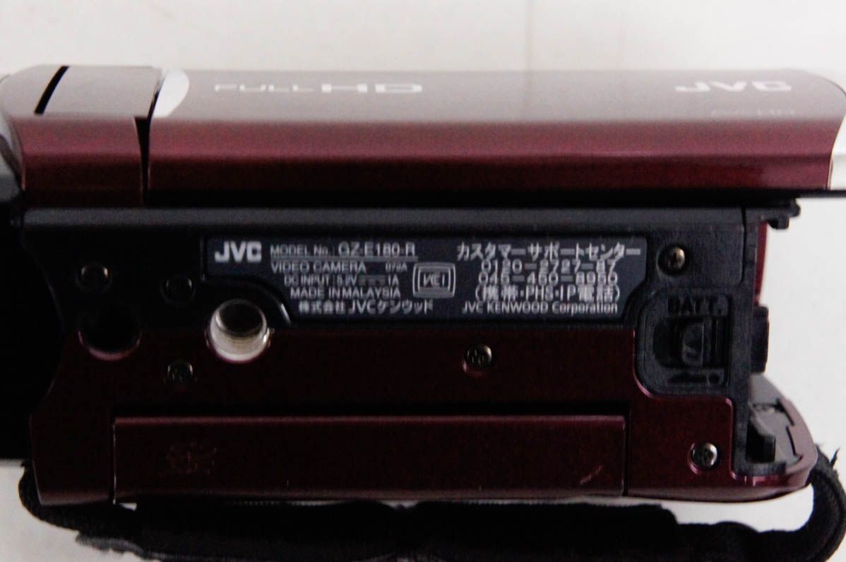 カメラ 【】JVC Victorビクター エブリオEverio ビデオカメラ GZ-E180