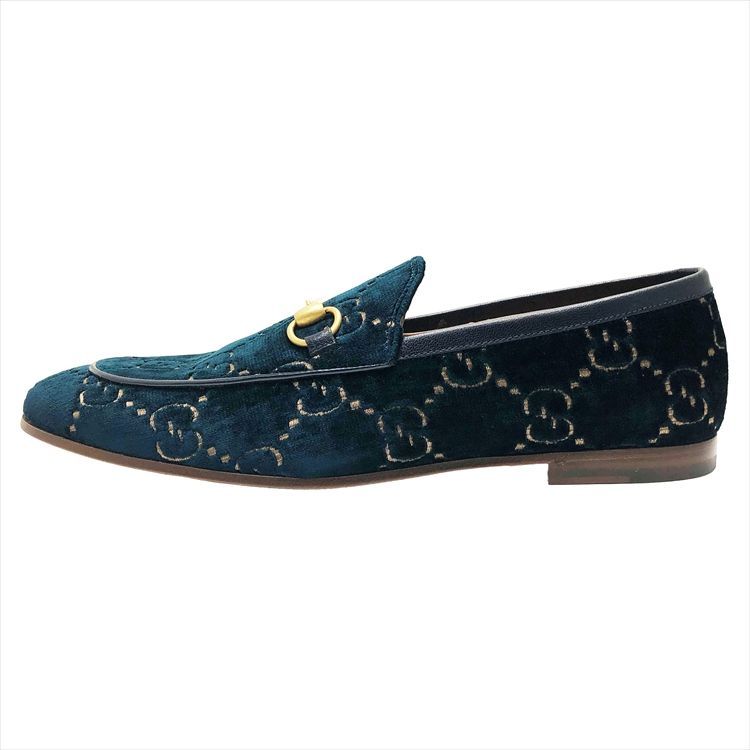 GUCCI グッチ ヨルダーン GGベルベット ホースビット ローファー