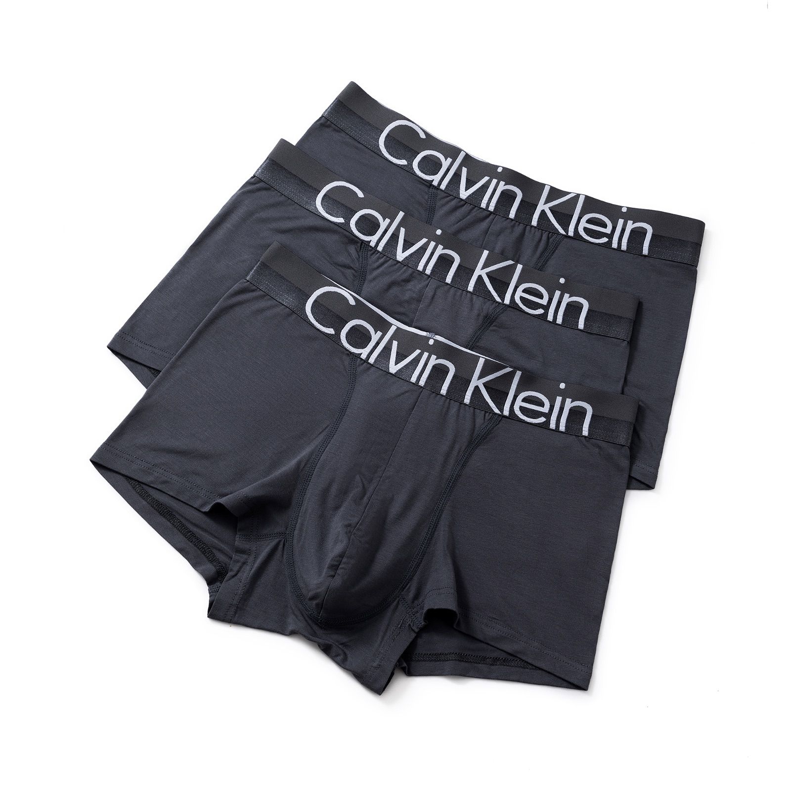 CALVIN KLEINカルバンクライン コットンボクサーパンツ   Mサイズ　ダークグレー