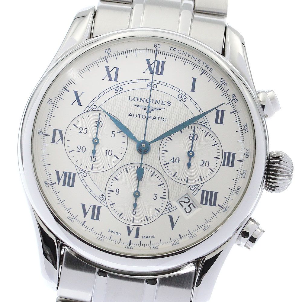 ロンジン LONGINES L2.622.4 ウィームス クロノグラフ 自動巻き メンズ _882061