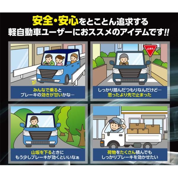 軽自動車用ブレーキパッド